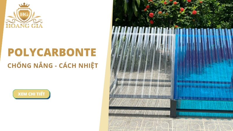 Tấm nhựa lấy sáng Polycarbonate có cách nhiệt, chống tia UV không?
