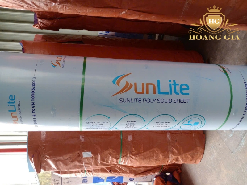 Tấm Polycarbonate nh&atilde;n sunlite