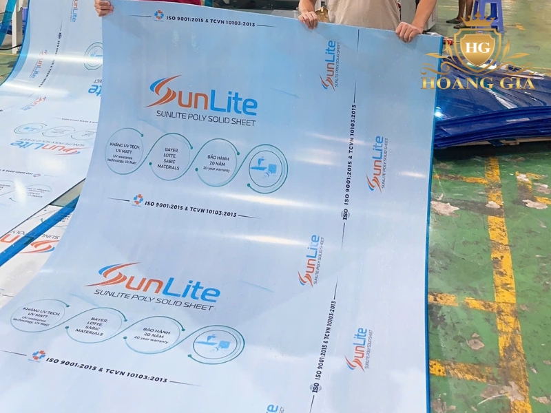 Tấm nhựa Poly nh&atilde;n sunlite