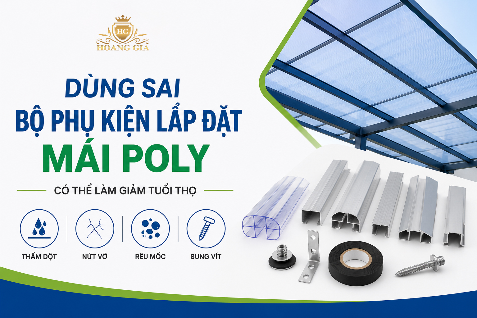 Cảnh báo: Dùng sai phụ kiện có thể làm giảm tuổi thọ mái Poly một nửa