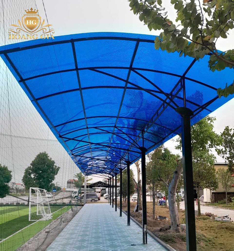 Độ dày tấm Poly lý tưởng khi lắp đặt mái vòm Polycarbonate đẹp