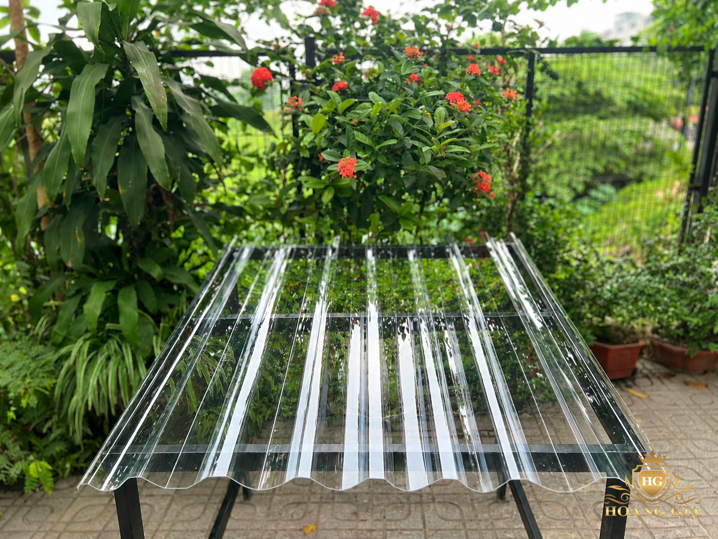 Nhựa lấy sáng 9 Sóng Poly